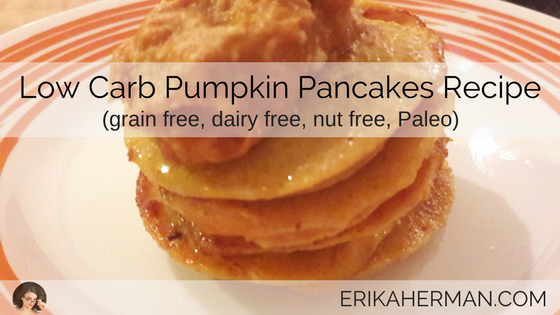 Low Carb Pumpkin Pancakes Recipe